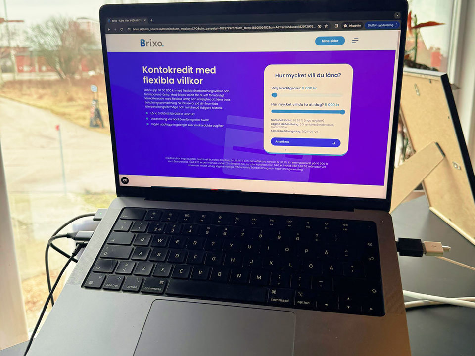 Unders&ouml;kning av Brixo som erbjuder l&aring;n med l&aring;g kreditv&auml;rdighet