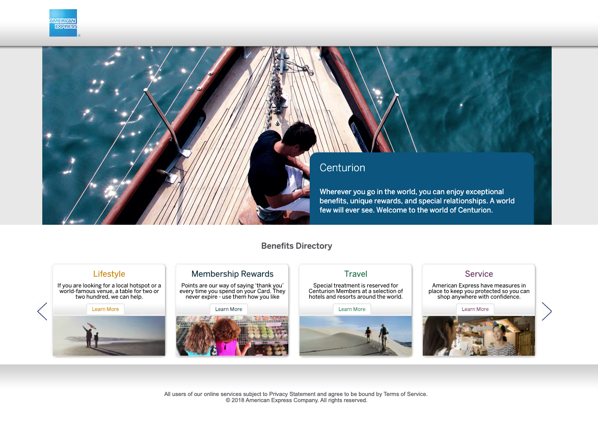 American Express Centurion bild