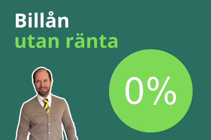 Bill&aring;n utan r&auml;nta