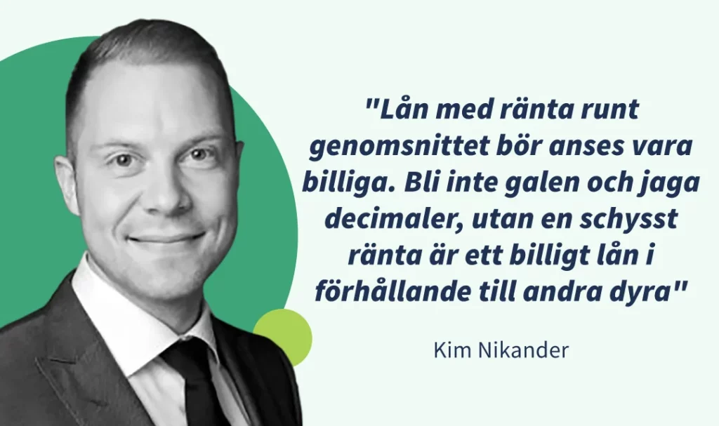 billigaste privatlånet citat Kim på comparia