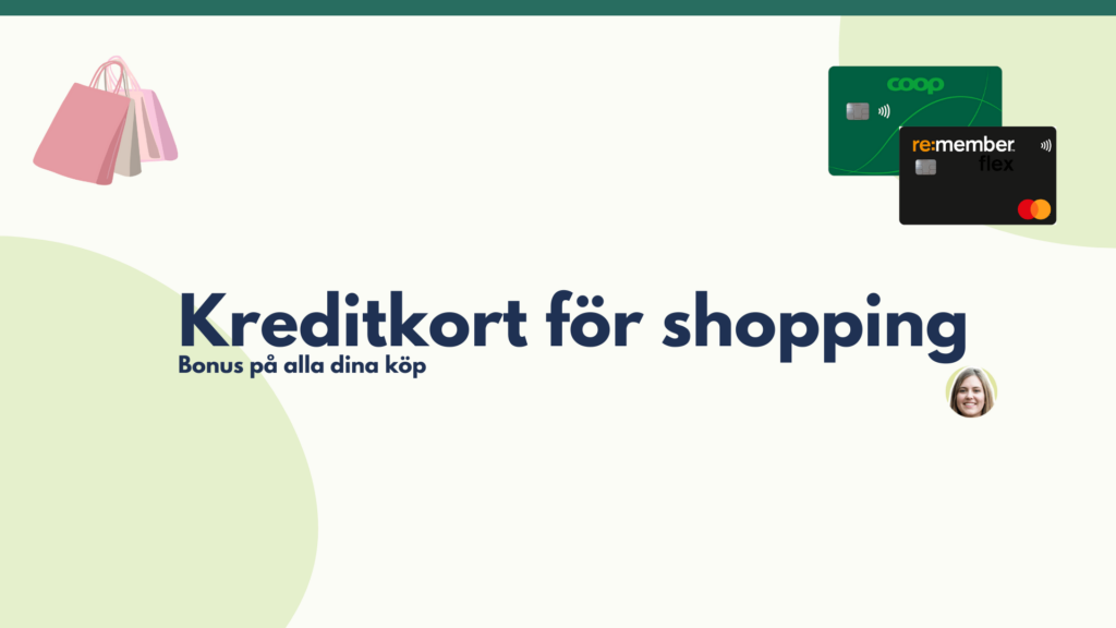 kreditkort för shopping
