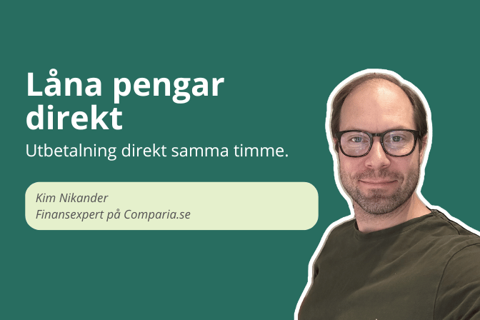 låna pengar direkt till kontot med Kim Nikander