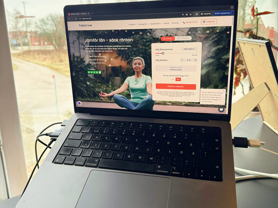 Undersökning av Toborrow för billån